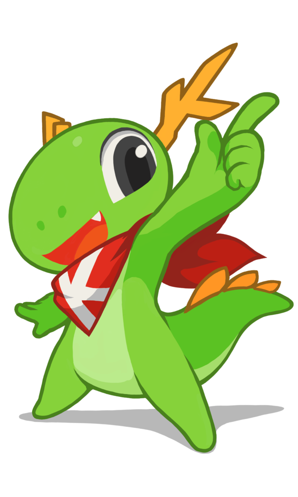Konqi - the Dragon mascot for the KDE® family